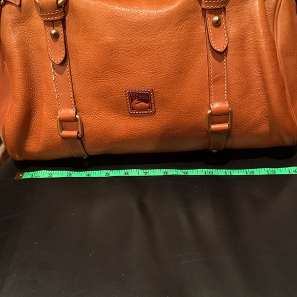 Dooney & Bourke Tan Florentine Leather Satchel Bag - Picture 10 of 12